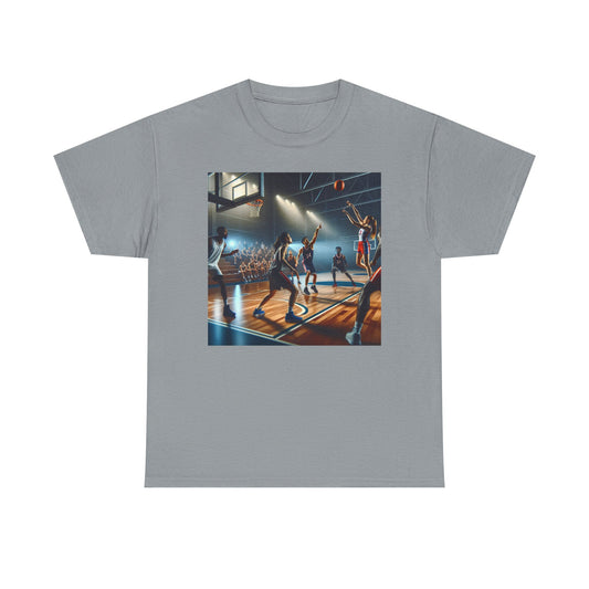 Basketball Vibe Unisex Heavy Cotton Tee - Perfect Gift for Sports Lovers