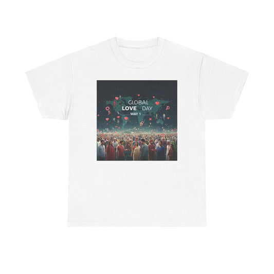 Global Love Day Unisex Heavy Cotton Tee