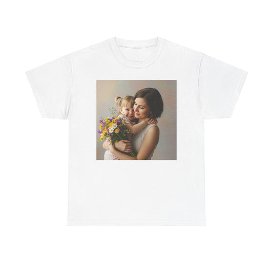 Cherished Moments Unisex Heavy Cotton Tee - Perfect for Mother's Day & Everyday Wear